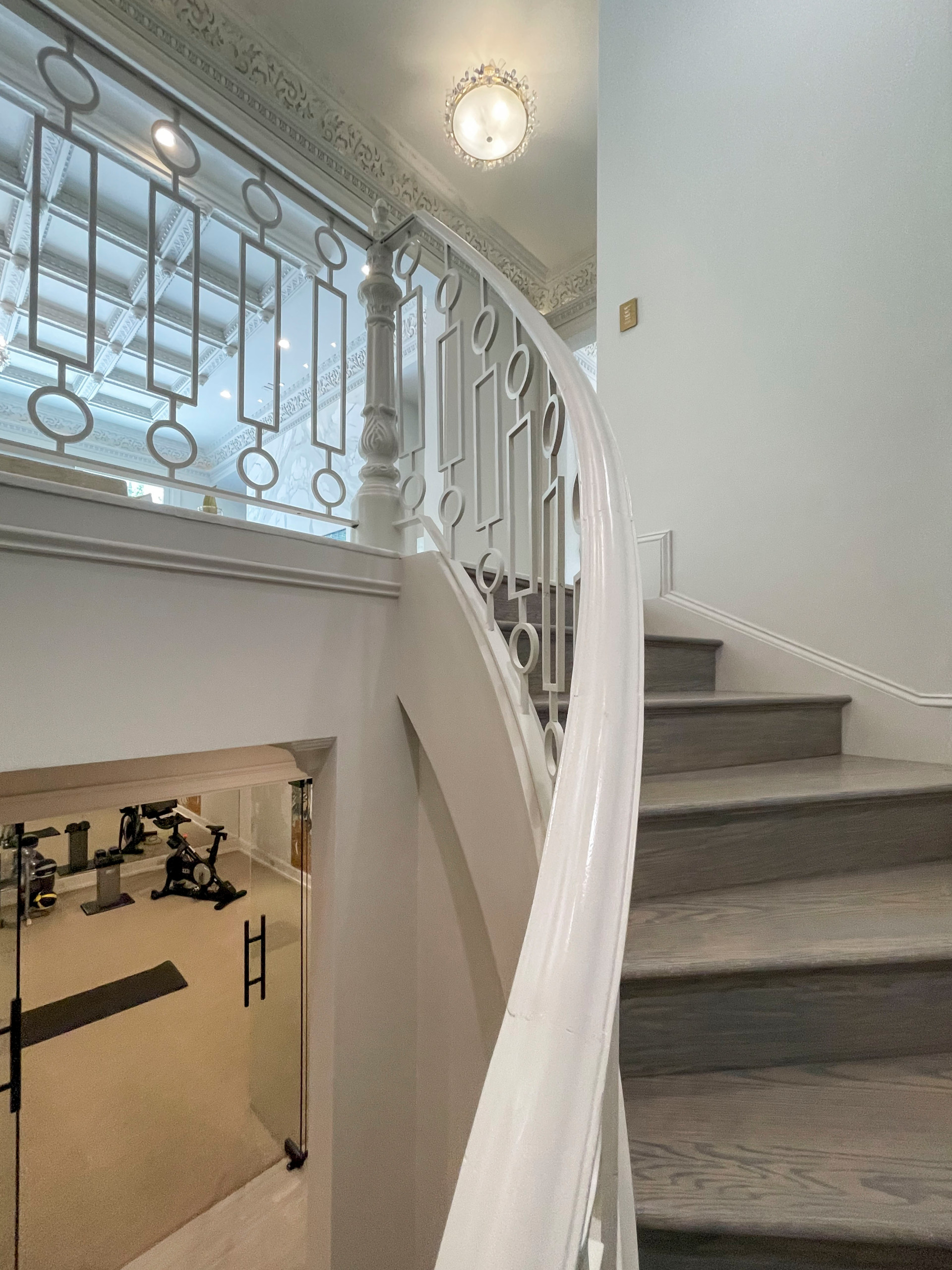 104_Curved Staircases in 18th Century French Inspired Mansion, Mclean VA 22101