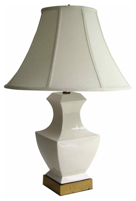 White Gorgeous Glaze Lamp