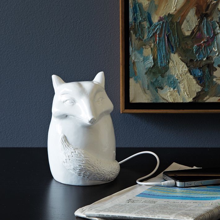 Ceramic Fox Speaker
