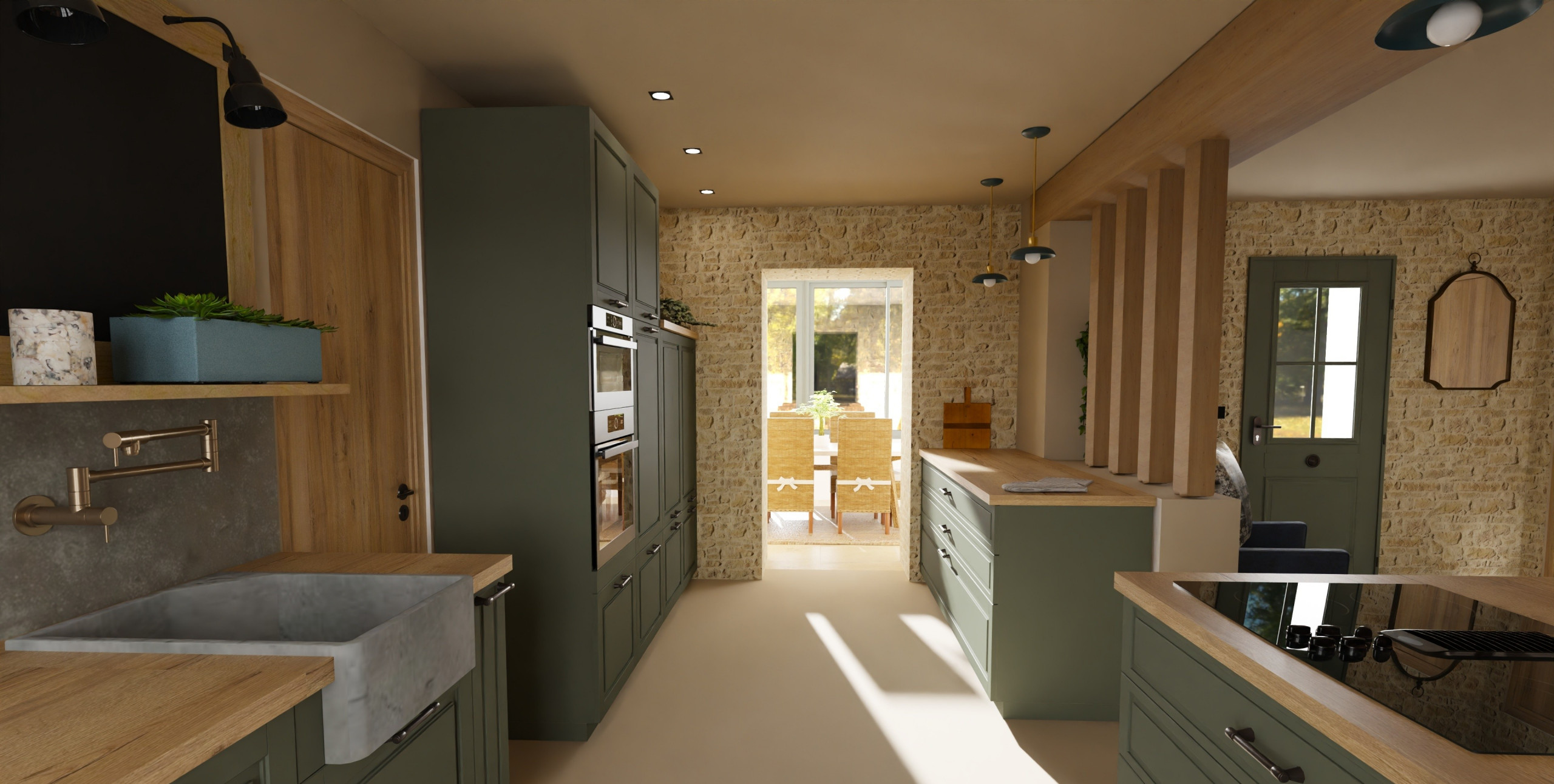 Création d'une Cuisine en Puisaye