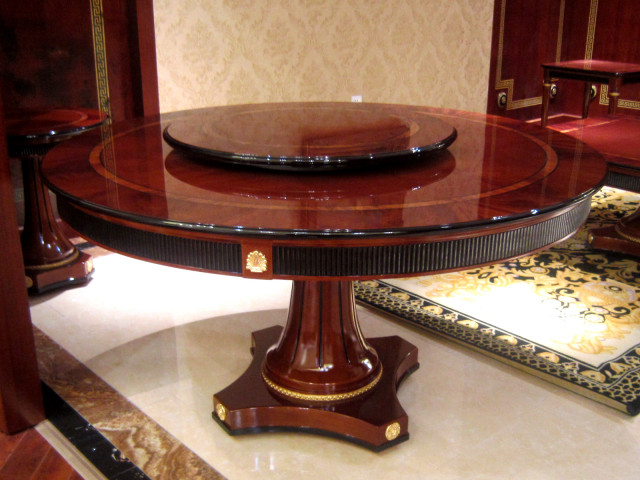 Infinity 1.8M Solid Wood Round Dining Table - Traditional - Dining ...