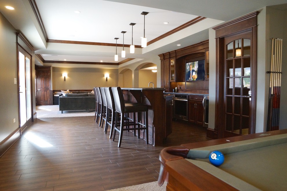 Home design - transitional home design idea in Chicago