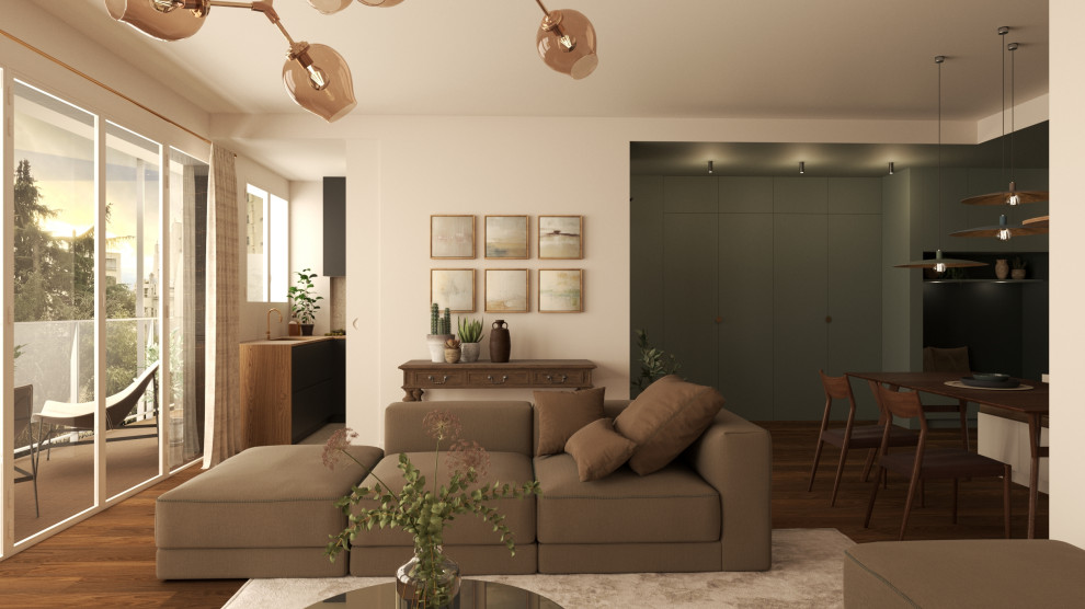 Projet - Vue du salon - Modélisation 3D