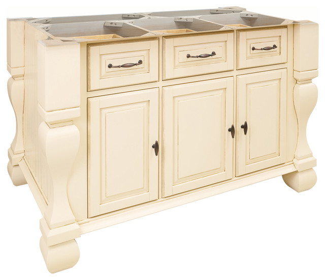 Hardware Resources Kitchen Island (Base Only) - Traditional - Kitchen