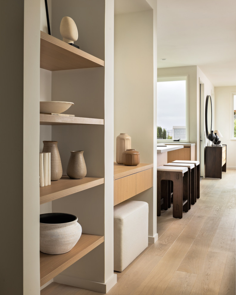 Inspiration for a contemporary hallway remodel in San Francisco