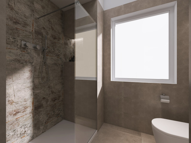 Via delle Orchidee modern-badezimmer