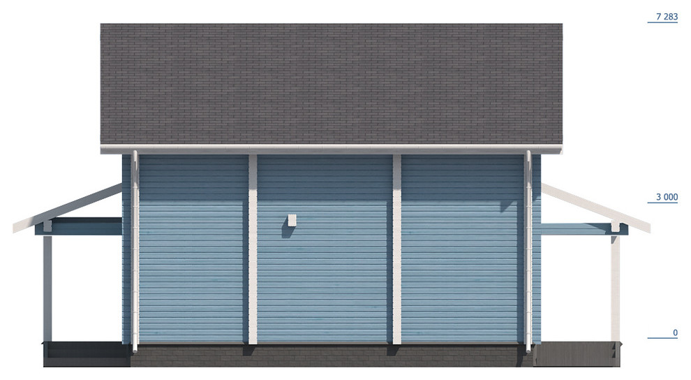 Дом из профилированного бруса "Радонеж"