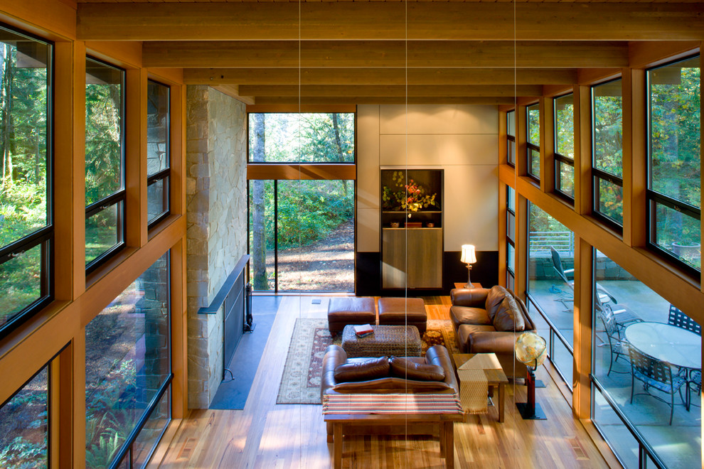Inspiration for a traditional home design in Seattle.