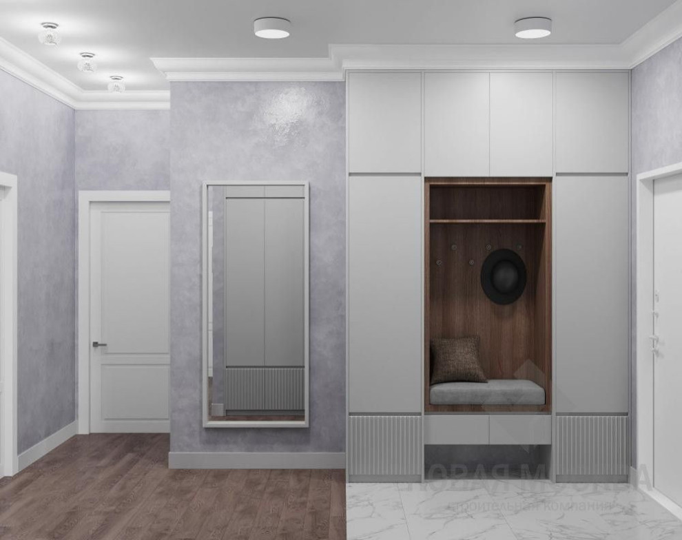 Дизайн-проект квартиры площадью 65 кв.м в ЖК «Скандинавия»