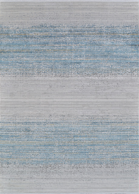 Couristan Siena Ombre Blue-Gold-Ivory Rug 10'5"x15'8"