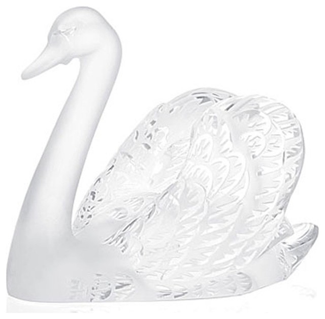 Lalique Swan Head Up Aquatic Animal