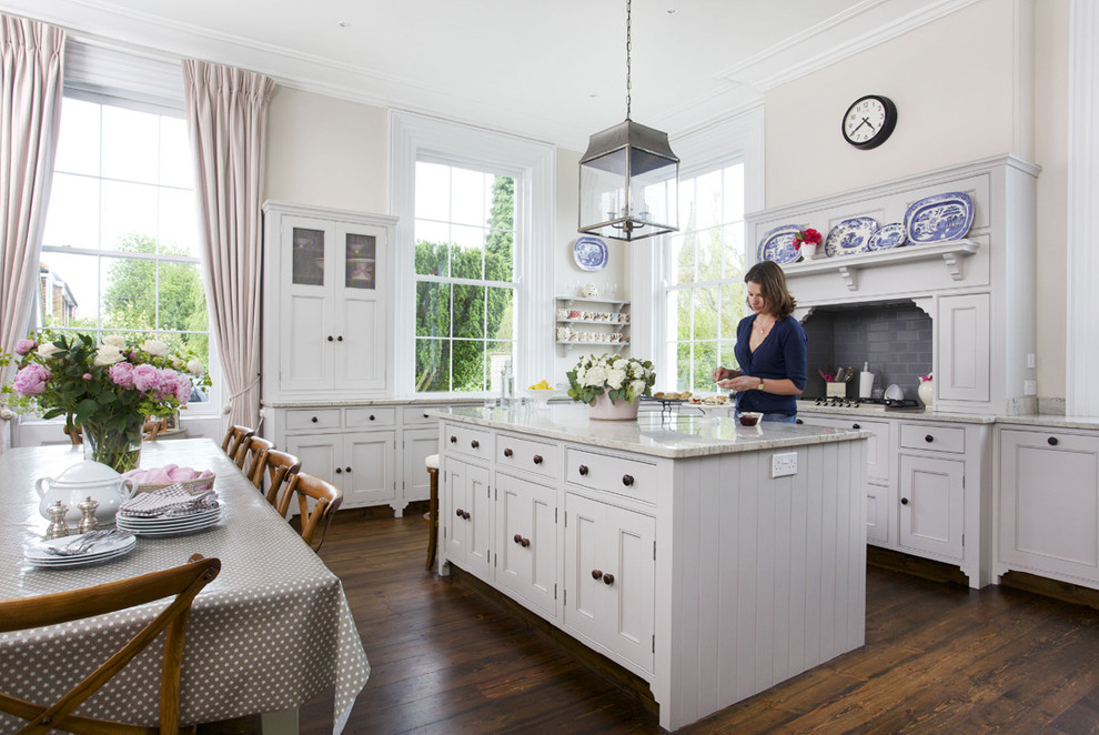 Eclectic kitchen in Kent.