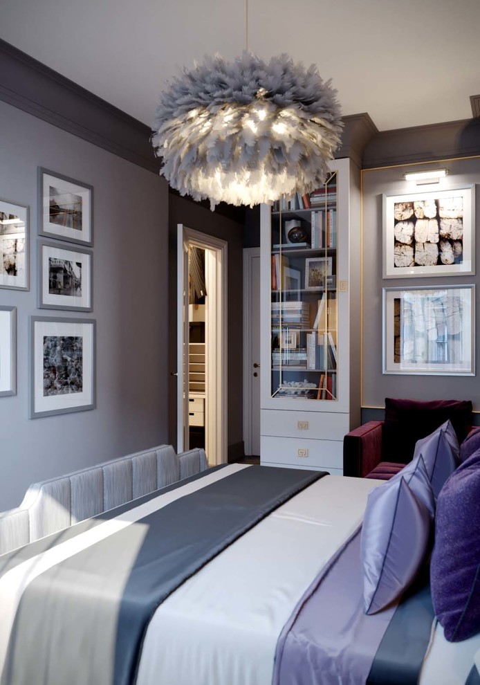 Модный интерьер двухкомнатной квартиры в духе современной Европы 75 метров