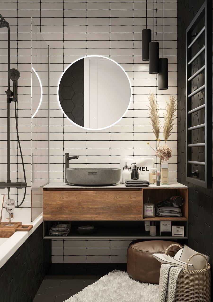 Двухкомнатная квартира в скандинавском стиле, Москва