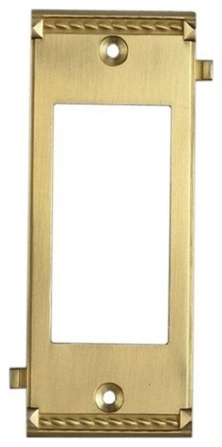 Clickplates Brass Middle Switch Plate