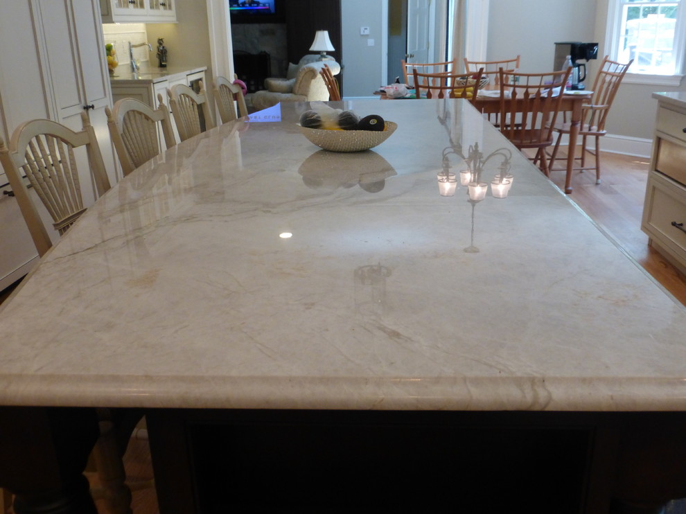  Taj Mahal Quartzite kitchen - Traditional - New York - by 