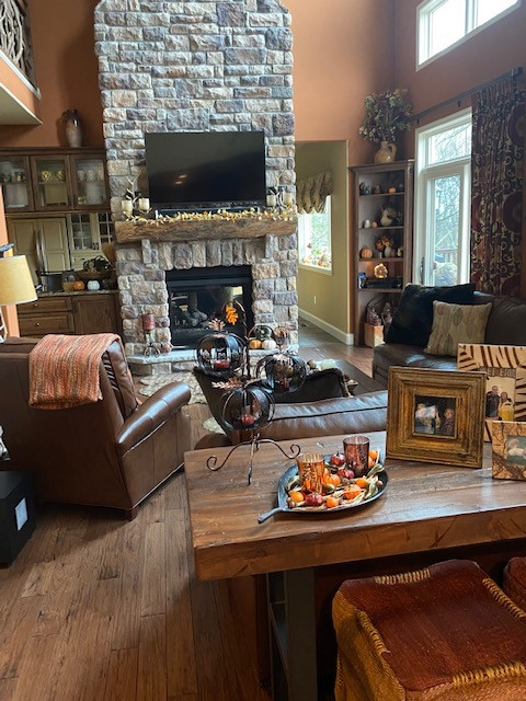 Rustic Family Room Designs