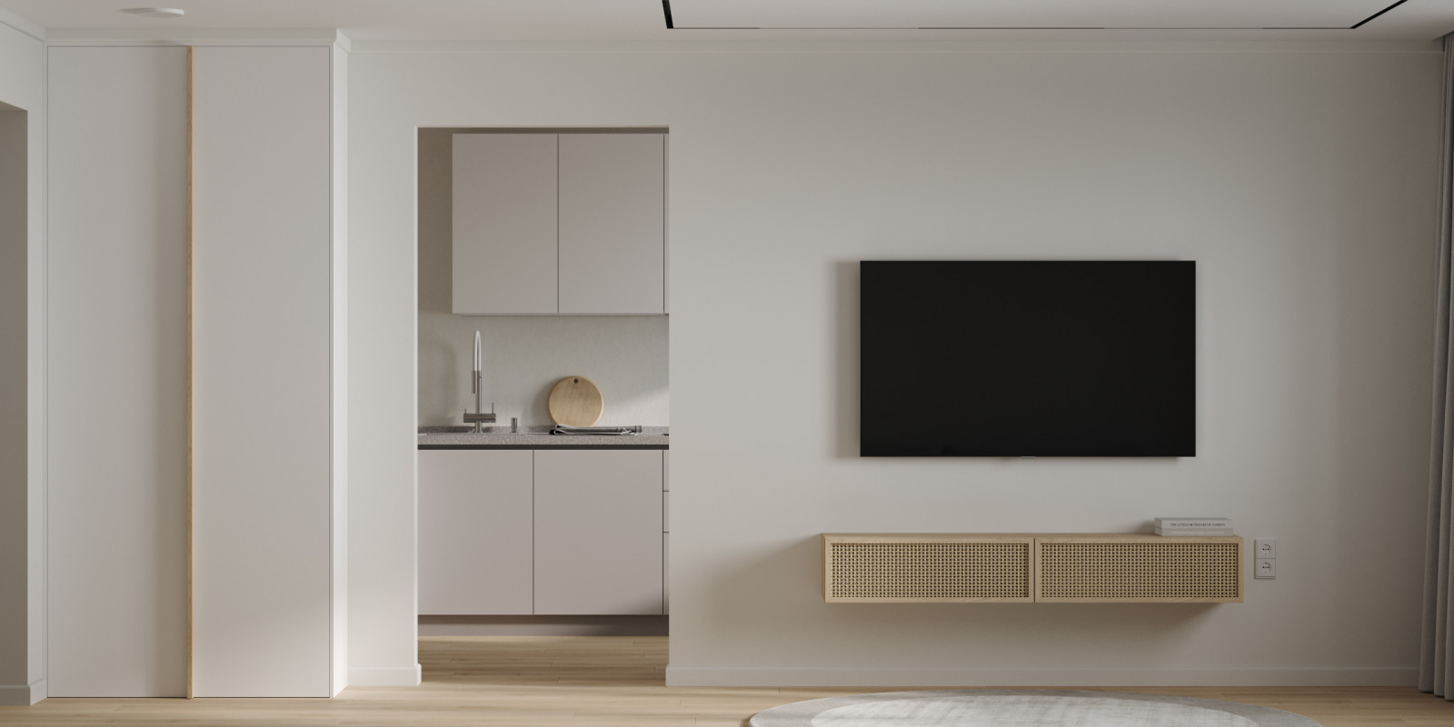 Светлая квартира для косметолога