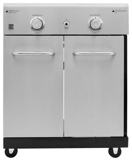 Kenmore Cooking Station with Side Burners and Griddle Contemporary