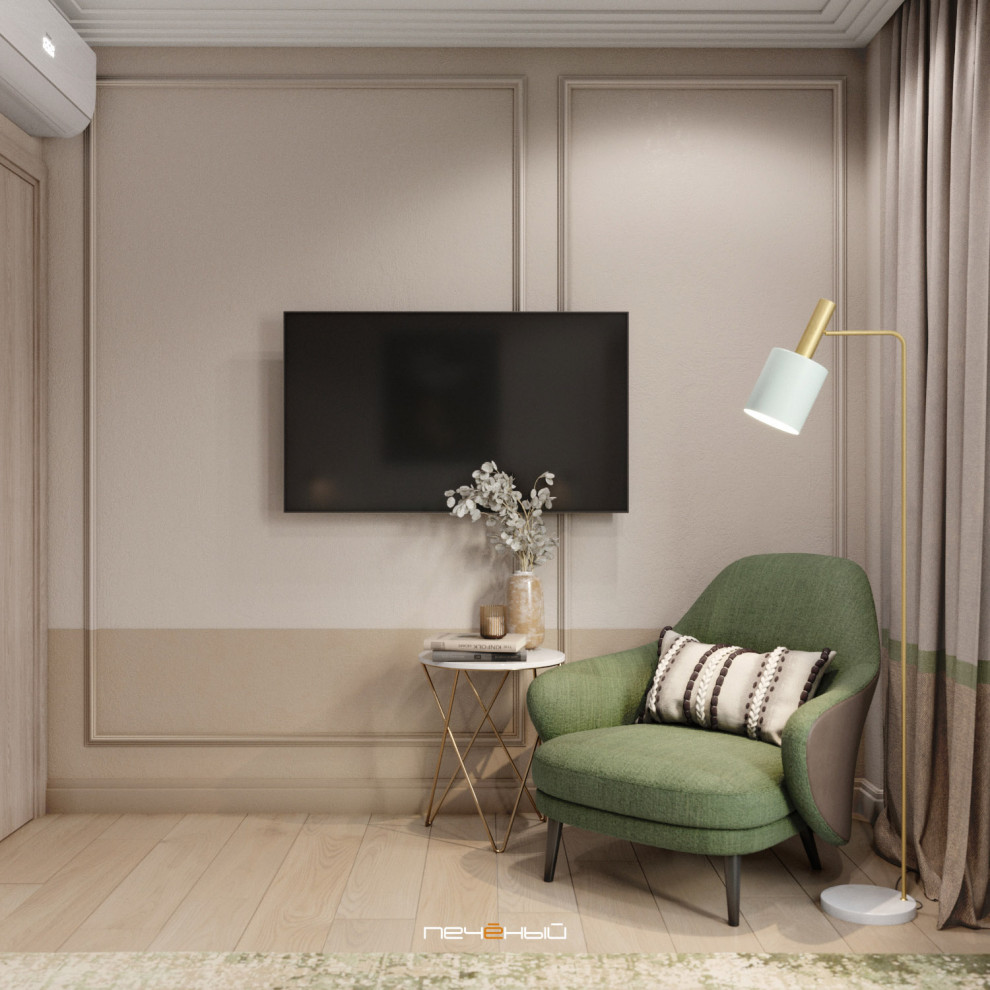 Гармоничный проект трёхкомнатной квартиры