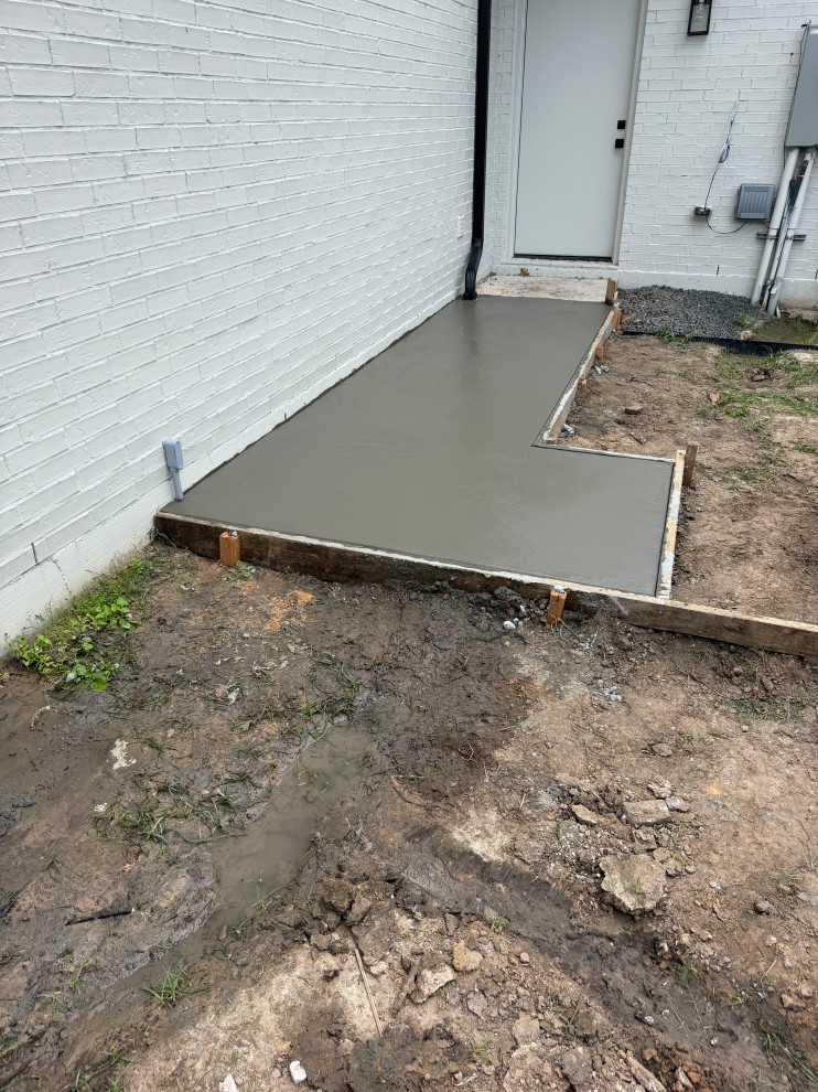 Concrete   Drive ways, side walks, patios.