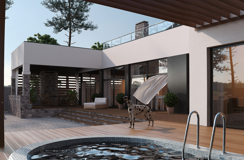 Эскизное решение дома в Нижегородской области