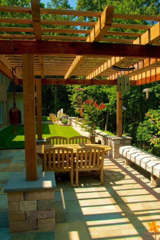 Patio - transitional patio idea