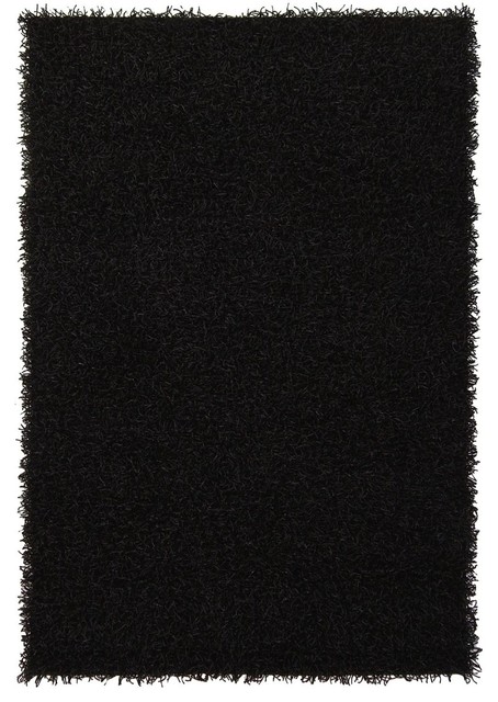 Zara Area Rug, Rectangle, Black, 9'x13'