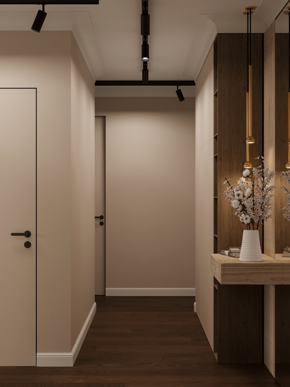 Дизайн проект 3-х комнатной квартиры "Зеленая роща"