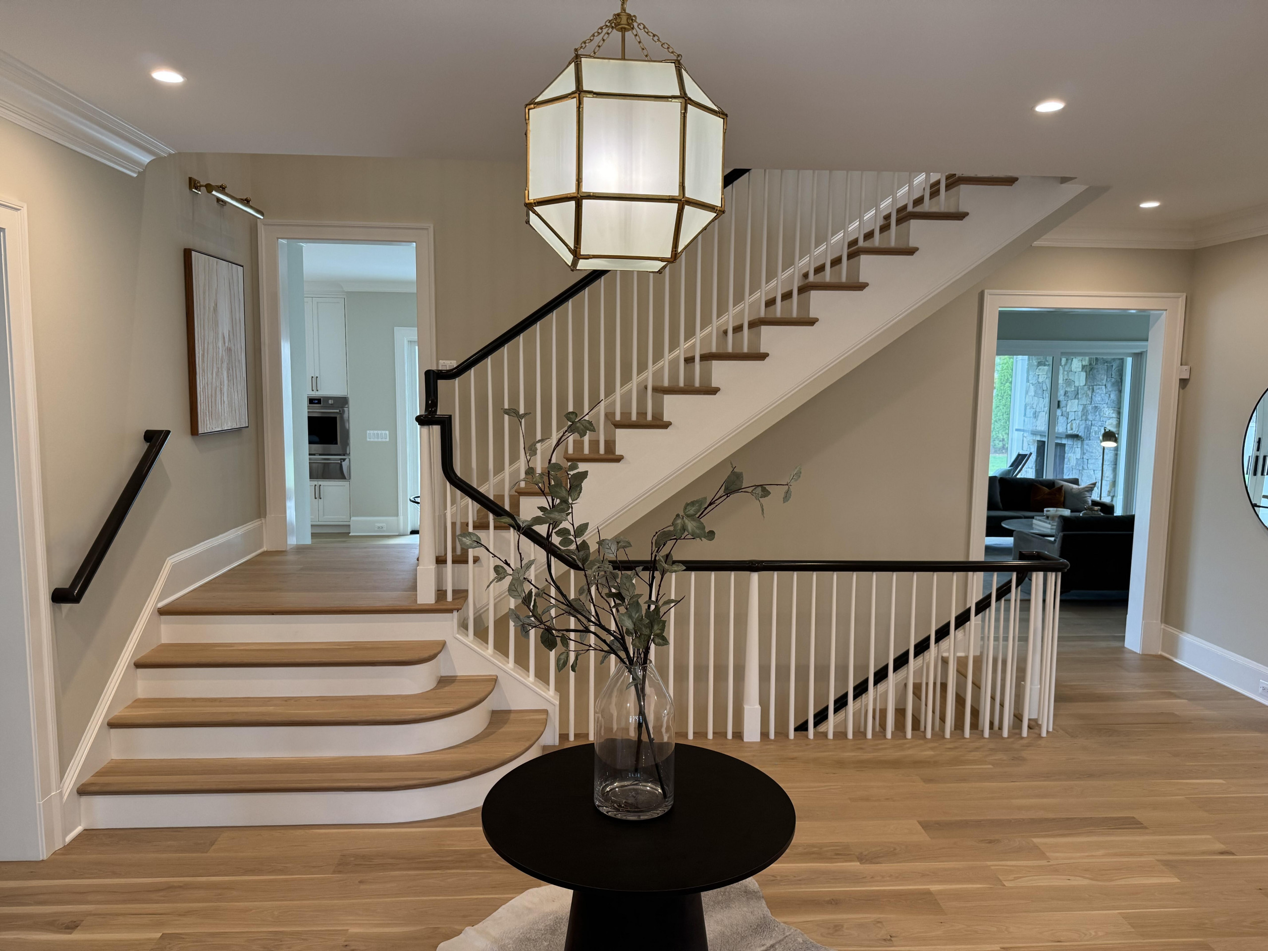 138_Elegant Double Bullnose Entry Stair, Bethesda, MD 20814