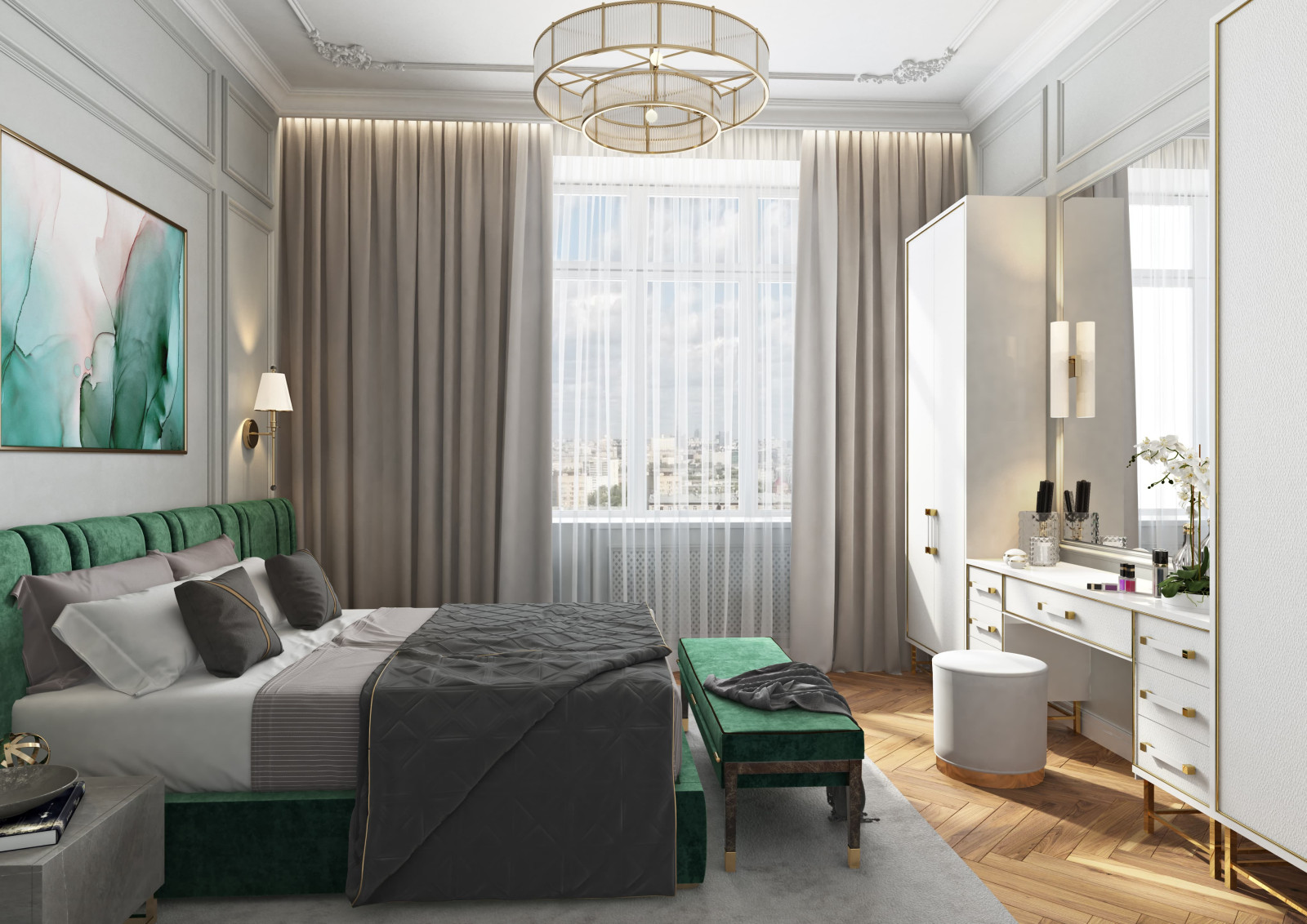 Дизайн и ремонт квартиры на Никитском бульваре — Воздушный замок