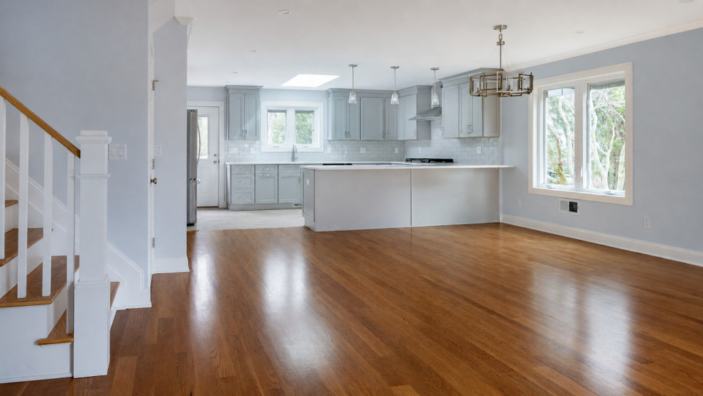 Open Floor Plan Living and Kitchen View