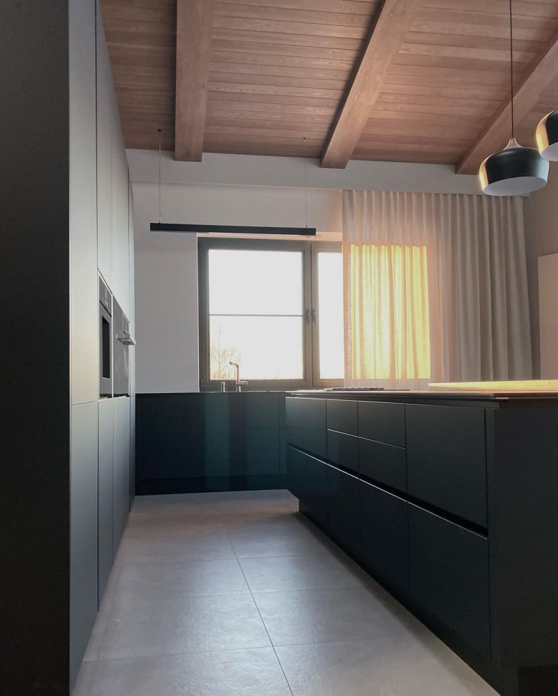 Кухня-гостиная в загородном доме