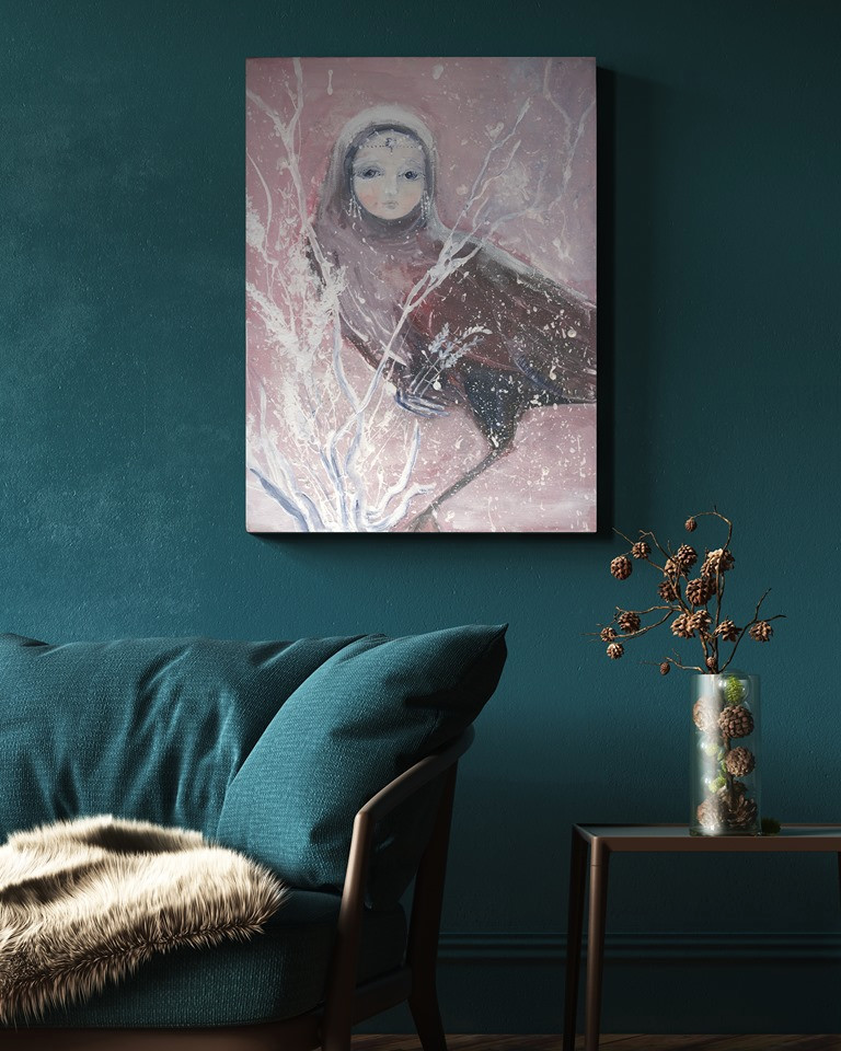 Создание картины для гостиной заказчика