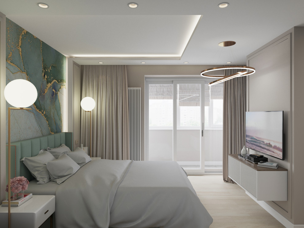 Квартира 110 м2. Природный аквамарин