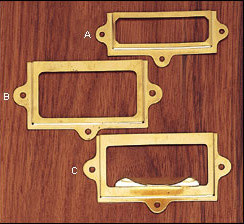 Stamped Brass Frames