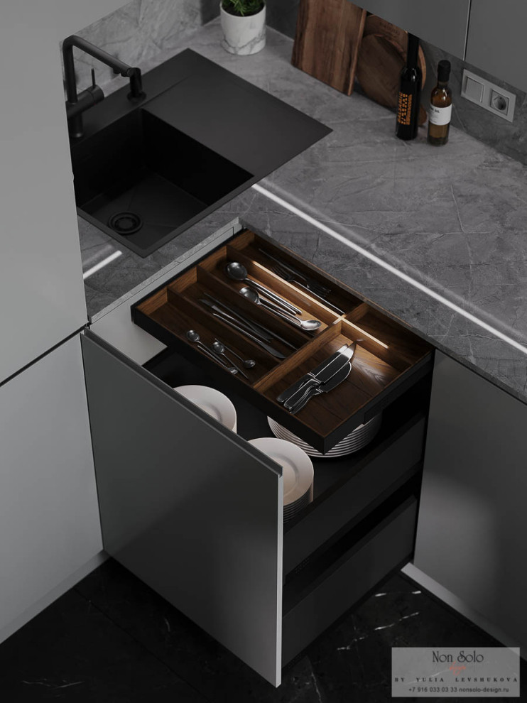 Дизайн квартиры для адвоката 54 м2, ул. Люсиновская, г. Москва