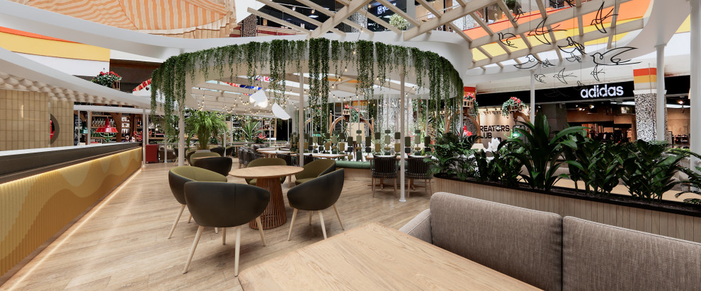 Дизайн интерьера кафе