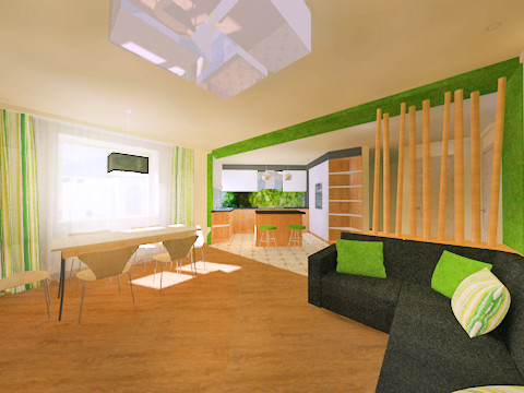 Кухня-гостиная в Великом Новгороде