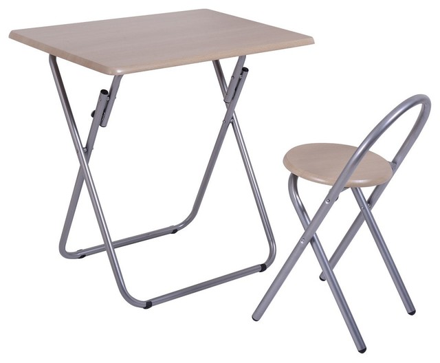 Modern Style Kids Folding Study Writing Desk Table Chair Set Modern Style Kids Folding Study Writing Desk Table Chair Set Contemporary Desks And Sets By Imtinanz Llc