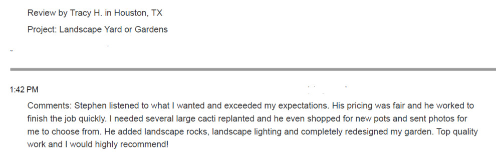 Customer Testimonials