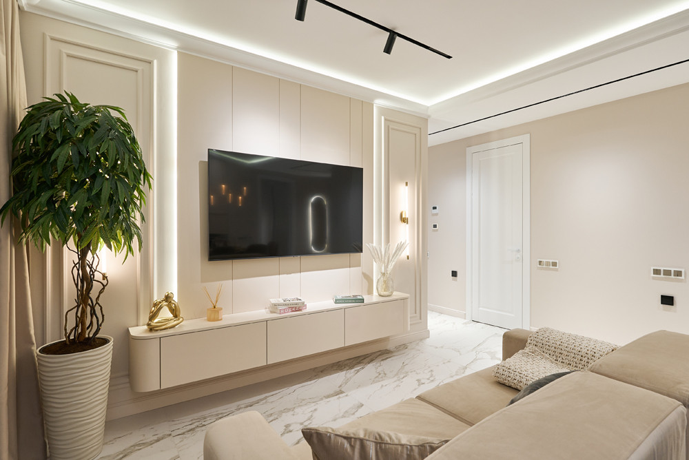 Евро 4-комнатная квартира 130 кв/м с террасой в ЖК «D1»