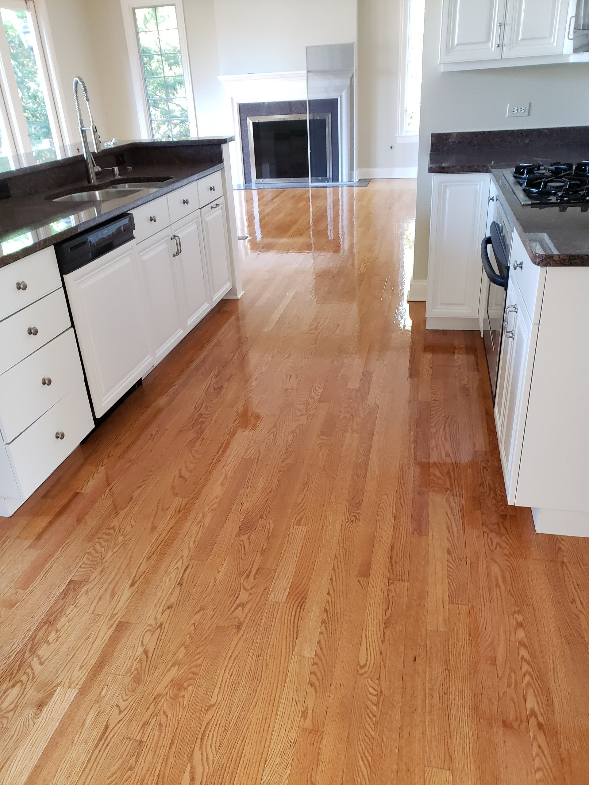 Winnetka, 2 and 1/4 red oak , natural matte polyurethane finish