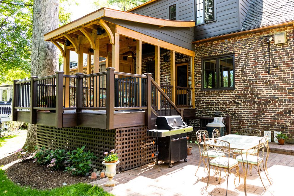 This is an example of a midcentury verandah in DC Metro.