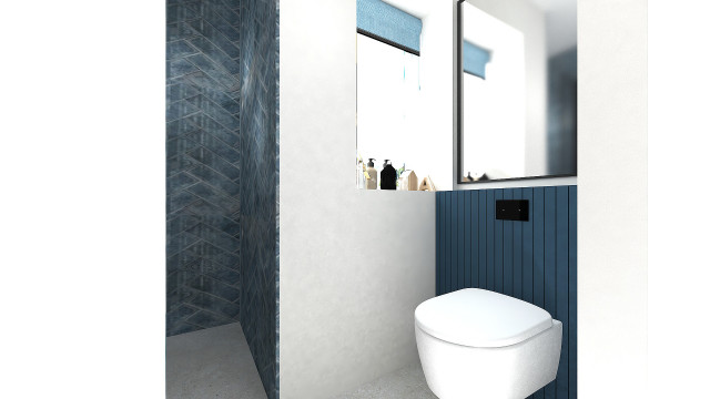 Tiny house interior moderne