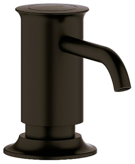GROHE Authentic Soap Dispenser - Soap & Lotion Dispensers | Houzz - Grohe 40537ZB0 Authentic Soap/Lotion Dispenser Oil Rubbed Bronze  transitional-soap-and-