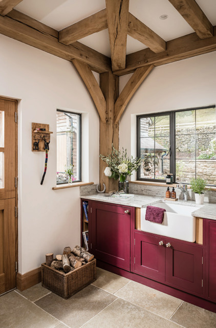 Full Interior Design Oak Frame Building country-laundry-room
