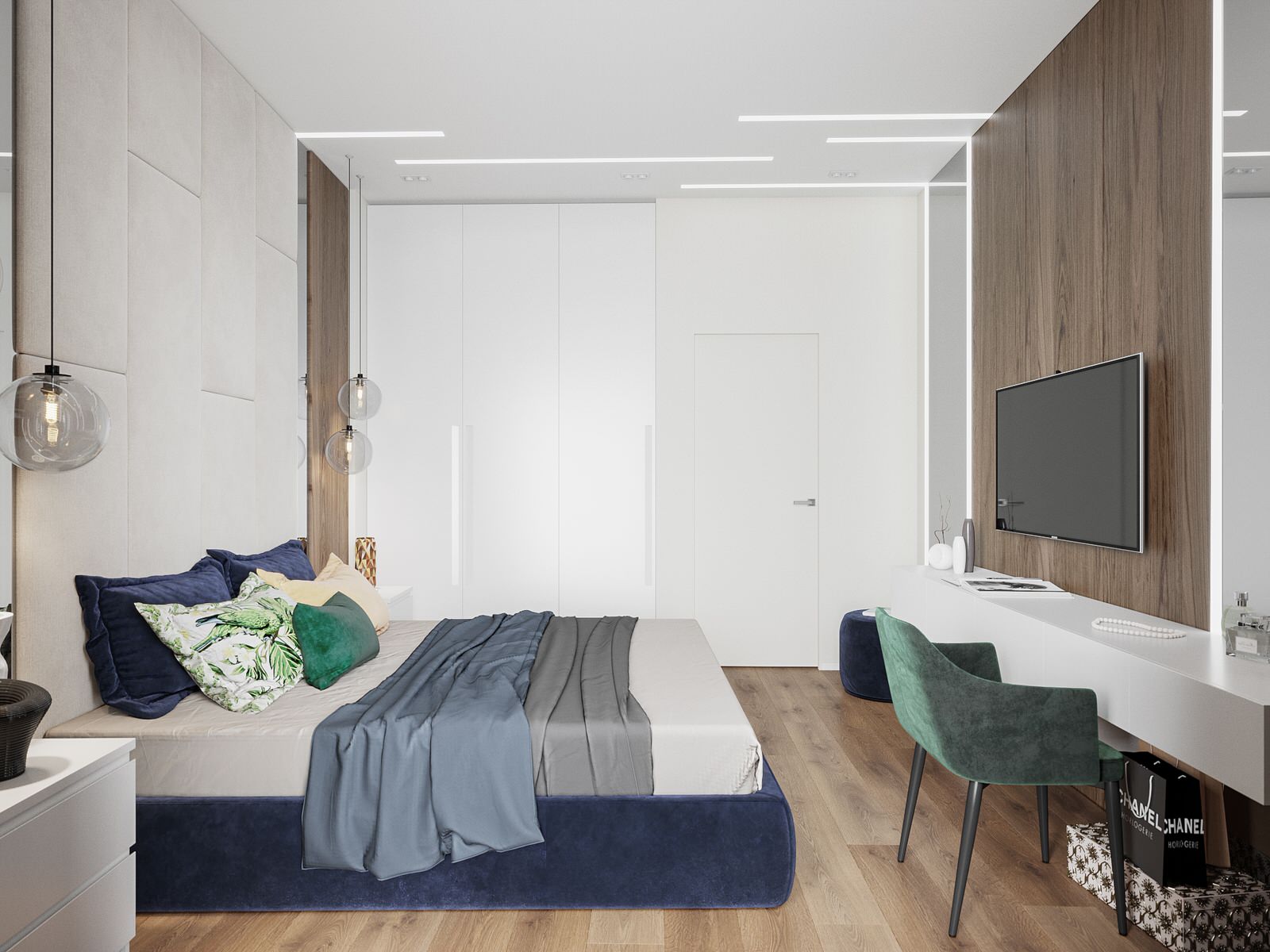 Квартира в современном стиле с элементами ЭКО в Санкт-Петербурге