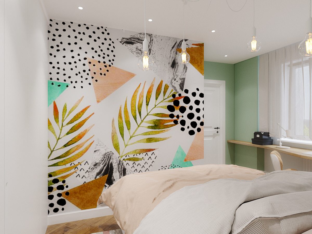 Спальная комната для молодой пары