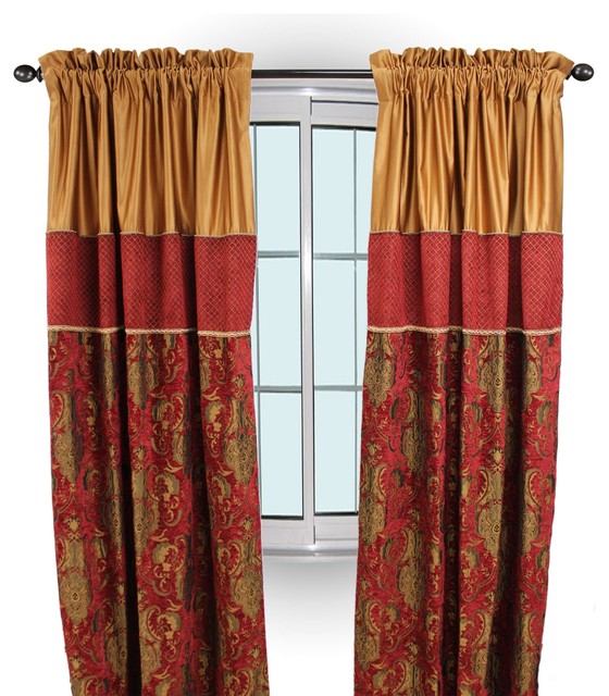 Austin Horn Classics Montecito Royale Drapery Panel Pair Traditional